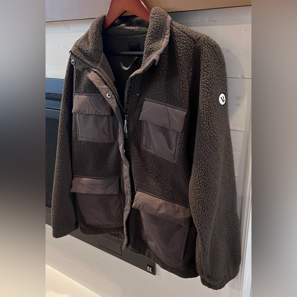 Vuori Brown Teddy Jacket
